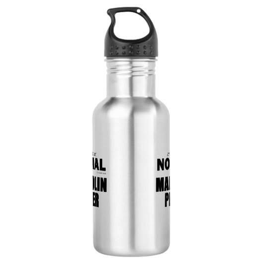 Normale Mandolin Player Waterfles (Achterkant)