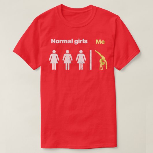Normale meisjes 1 t-shirt (Design voorkant)