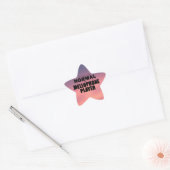 Normale Mellophone Player Star-Sticker Ster Sticker (Envelop)
