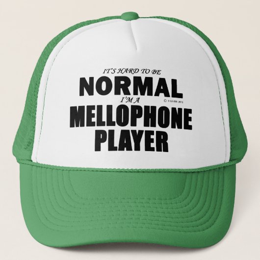 Normale Mellophone Player Trucker Pet (Voorkant)