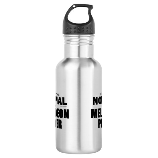 Normale Melodeon Player Waterfles (Voorkant)