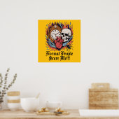 Normale Mensen Bang Maak Me Poster (Keuken)