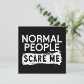 Normale mensen geven me om kaart (Staand voorkant)