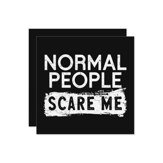 Normale mensen geven me om kaart (Voorkant / Achterkant in situ)