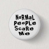 Normale mensen geven me om ronde button 3,2 cm (Voorkant)