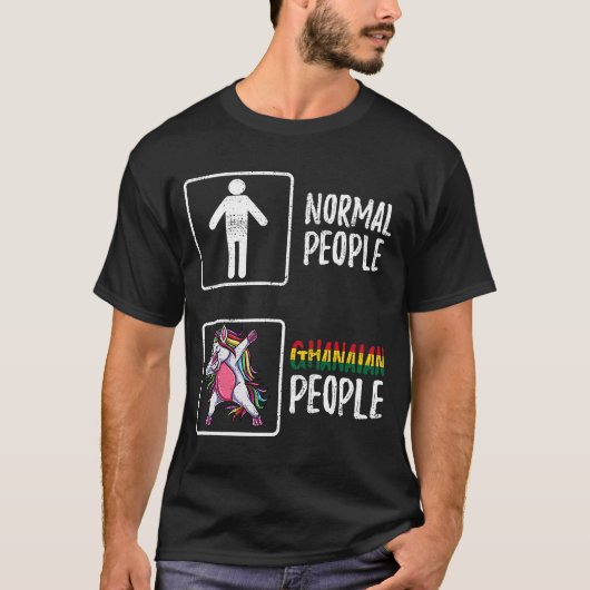 Normale Mensen Ghanese Vintage T-shirt (Voorkant)