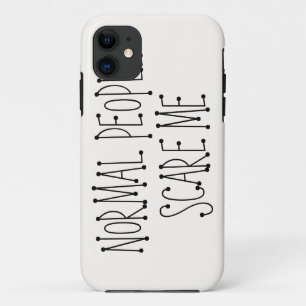 Normale mensen maken me bang. Case-Mate iPhone case