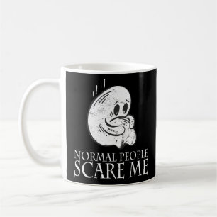 Normale mensen schrik me asociaal nerd geek devian koffiemok