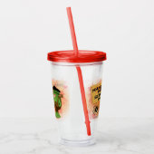 'Normale mensen schrikken me' Frankenstein karakte Acryl Drinkbeker (Links)