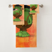 'Normale mensen schrikken me' Frankenstein karakte Bad Handdoek (Insitu)