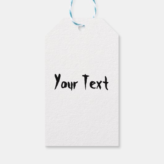 'Normale mensen schrikken me' Frankenstein karakte Cadeaulabel (Achterkant)