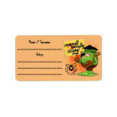 'Normale mensen schrikken me' Frankenstein karakte Etiket (Voorkant)