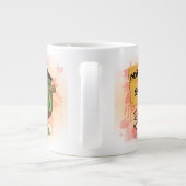 'Normale mensen schrikken me' Frankenstein karakte Grote Koffiekop (Achterkant)