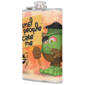 'Normale mensen schrikken me' Frankenstein karakte Heupfles (Links)