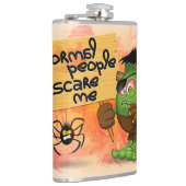 'Normale mensen schrikken me' Frankenstein karakte Heupfles (Rechts)