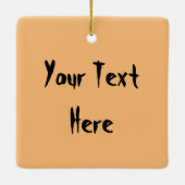 'Normale mensen schrikken me' Frankenstein karakte Keramisch Ornament (Achterkant)