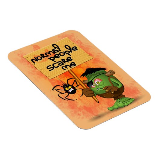 'Normale mensen schrikken me' Frankenstein karakte Magneet (Rechterzijde)