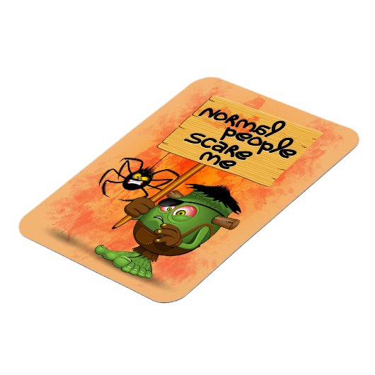 'Normale mensen schrikken me' Frankenstein karakte Magneet (Linkerzijde)