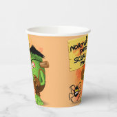 'Normale mensen schrikken me' Frankenstein karakte Papieren Bekers (Links)