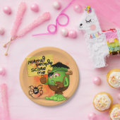 'Normale mensen schrikken me' Frankenstein karakte Papieren Bordje (Feest)