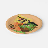 'Normale mensen schrikken me' Frankenstein karakte Papieren Bordje (Gekanteld)