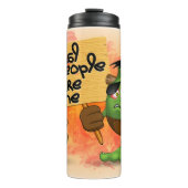 'Normale mensen schrikken me' Frankenstein karakte Thermosbeker (Voorkant)