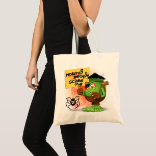 'Normale mensen schrikken me' Frankenstein karakte Tote Bag