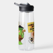 'Normale mensen schrikken me' Frankenstein karakte Waterfles (Rechts)