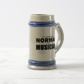 Normale musicus Beer Stein Bierpul (Voorkant rechts)
