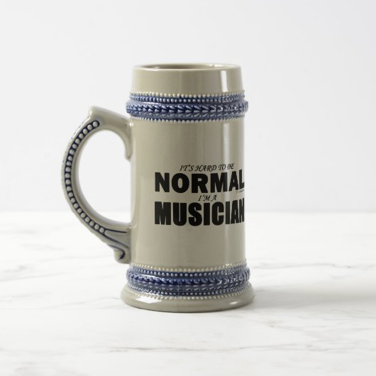 Normale musicus Beer Stein Bierpul (Links)