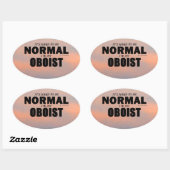 Normale oboïde Sticker (Vel)