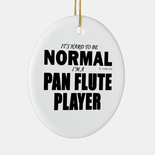 Normale Pan Flute Player Keramisch Ornament (Rechts)