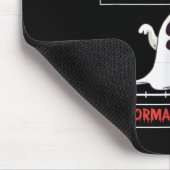 Normale paranormale distributie halloween wiskunde muismat (Hoek)