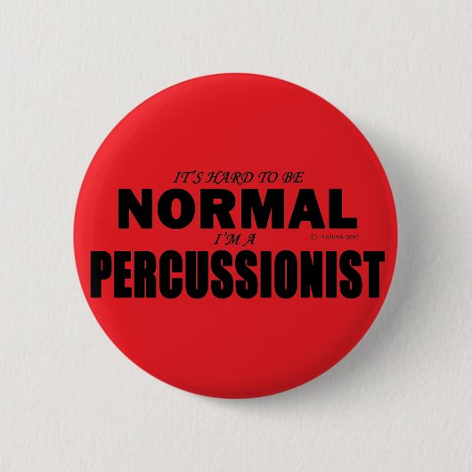 Normale perussionist ronde button 5,7 cm (Voorkant)