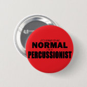 Normale perussionist ronde button 5,7 cm (Voorkant /achterkant)