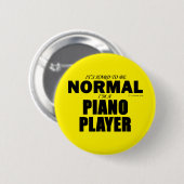Normale pianospeler ronde button 5,7 cm (Voorkant /achterkant)