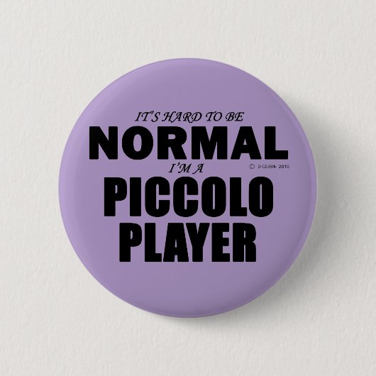 Normale Piccolo-speler Ronde Button 5,7 Cm (Voorkant)