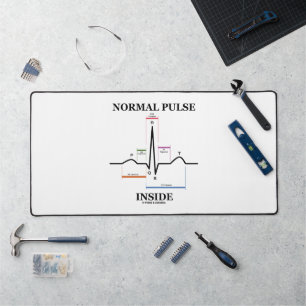 Normale puls in hartslag elektrocardiogram bureaumat