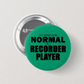 Normale Recorder Player Ronde Button 5,7 Cm (Voorkant /achterkant)