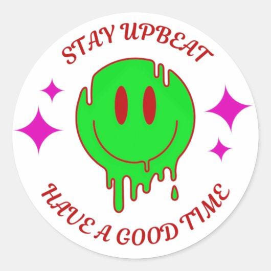 Normale ronde sticker (Voorkant)