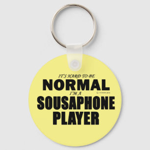 Normale Sousaphone Player Sleutelhanger