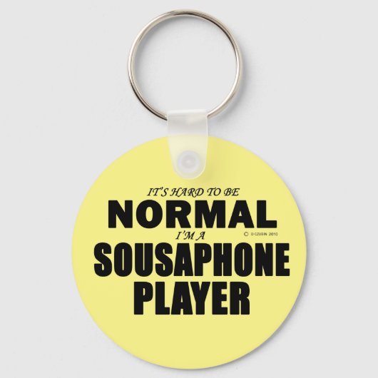 Normale Sousaphone Player Sleutelhanger (Voorkant)