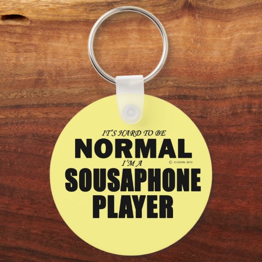 Normale Sousaphone Player Sleutelhanger (Achterkant)