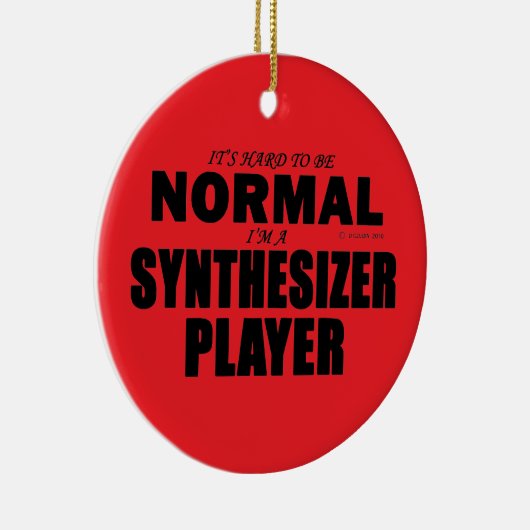 Normale Synthesizer Player Keramisch Ornament (Rechts)