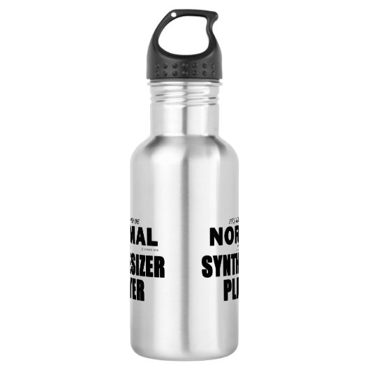 Normale Synthesizer Player Waterfles (Voorkant)