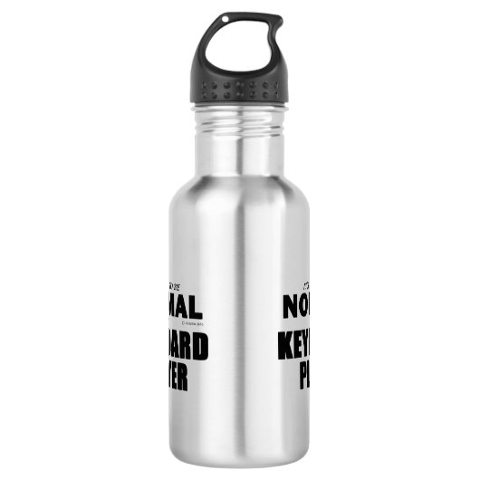 Normale toetsenbordspeler waterfles (Voorkant)