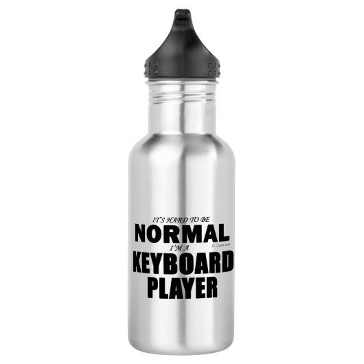 Normale toetsenbordspeler waterfles  (Rechts)