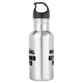 Normale toetsenbordspeler waterfles  (Achterkant)