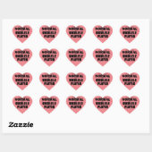 Normale Ukulele Player Heart Sticker (Vel)