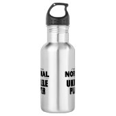 Normale Ukulele Player Waterfles (Voorkant)